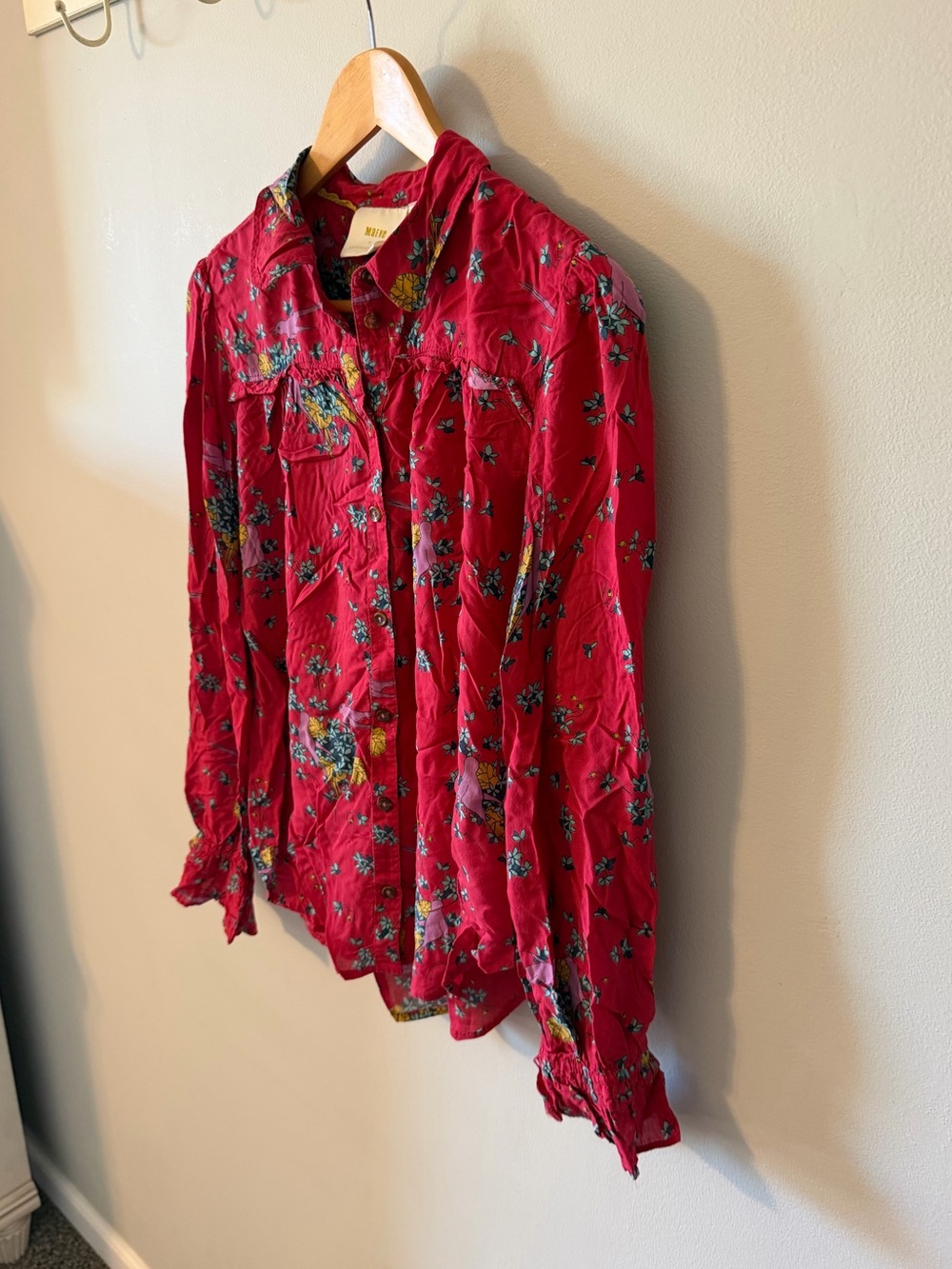 Maeve by Anthropologie Fredericka Buttondown Blouse 10 - Picture 3 of 9